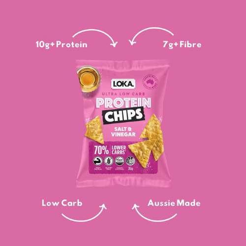 Ultra Low Carb Protein Chips - Salt & Vinegar