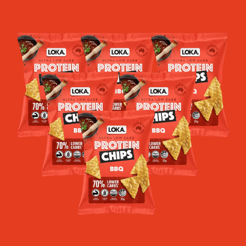 6x Ultra Low Carb Protein Chips - BBQ