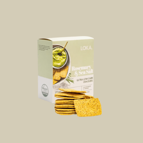 Ultra Low Carb Crackers - Rosemary & Sea Salt