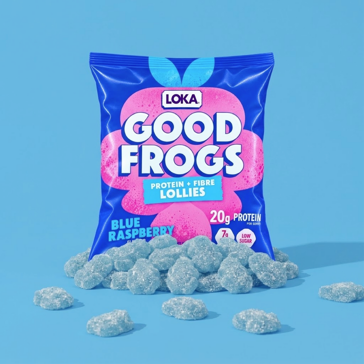 BLUE RASPBERRY- SHIPS 17TH SEP - 10 x 50G PACKS