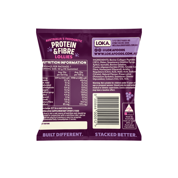 PURPLE GRAPE - SHIPS 17TH SEP- 10 x 50G PACKS