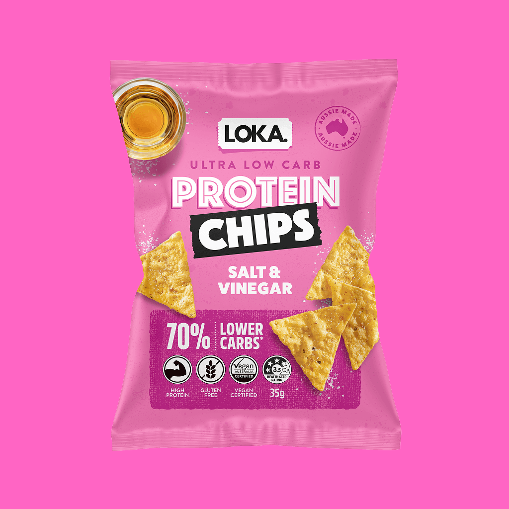 Ultra Low Carb Protein Chips - Salt & Vinegar