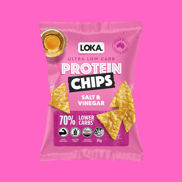 Ultra Low Carb Protein Chips - Salt & Vinegar