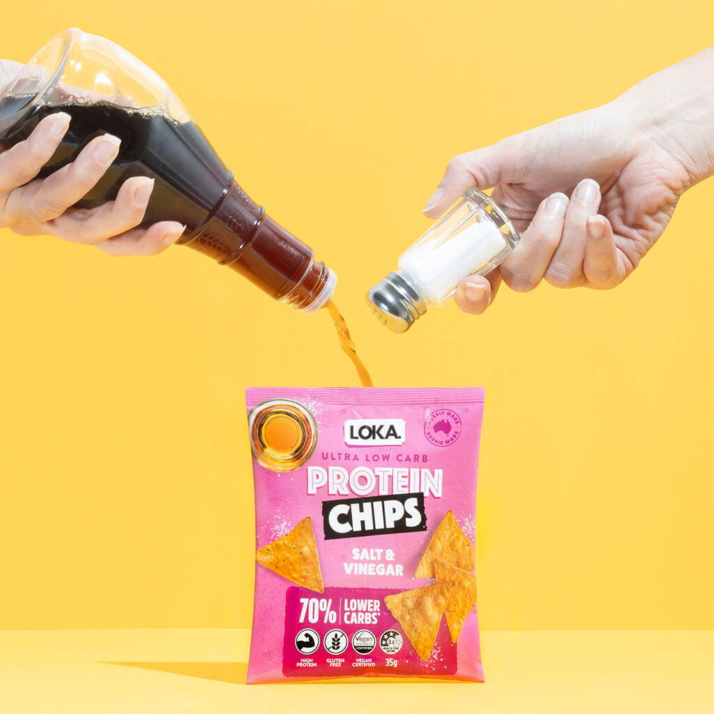 Ultra Low Carb Protein Chips - Salt & Vinegar