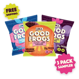 PROTEIN LOLLY SAMPLE PACK - 3 50G PACKS- SHIPS FREE